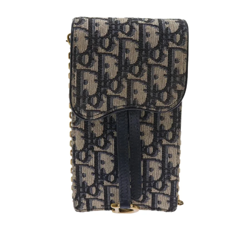 Vintage - style beaded evening bag with an art - deco patternDior Saddle Canvas Clutch Bag (Pre-Owned) Vintage - style beaded evening bag with an art - deco patternDior Saddle Canvas Clutch Bag (Pre-Owned)