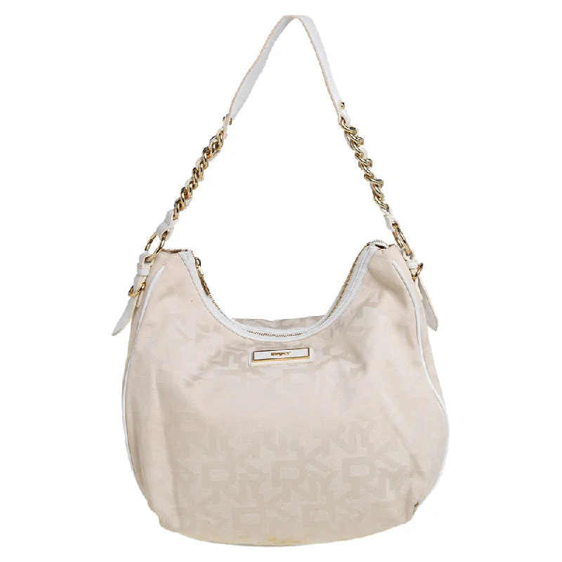 Dkny  Signature Canvas Hobo
