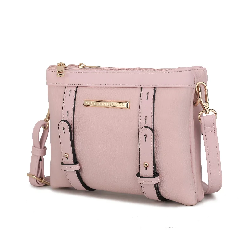 Vintage - style crossbody bag with a brass frame and leather strapsElsie Multi Compartment Crossbody Bag Vintage - style crossbody bag with a brass frame and leather strapsElsie Multi Compartment Crossbody Bag