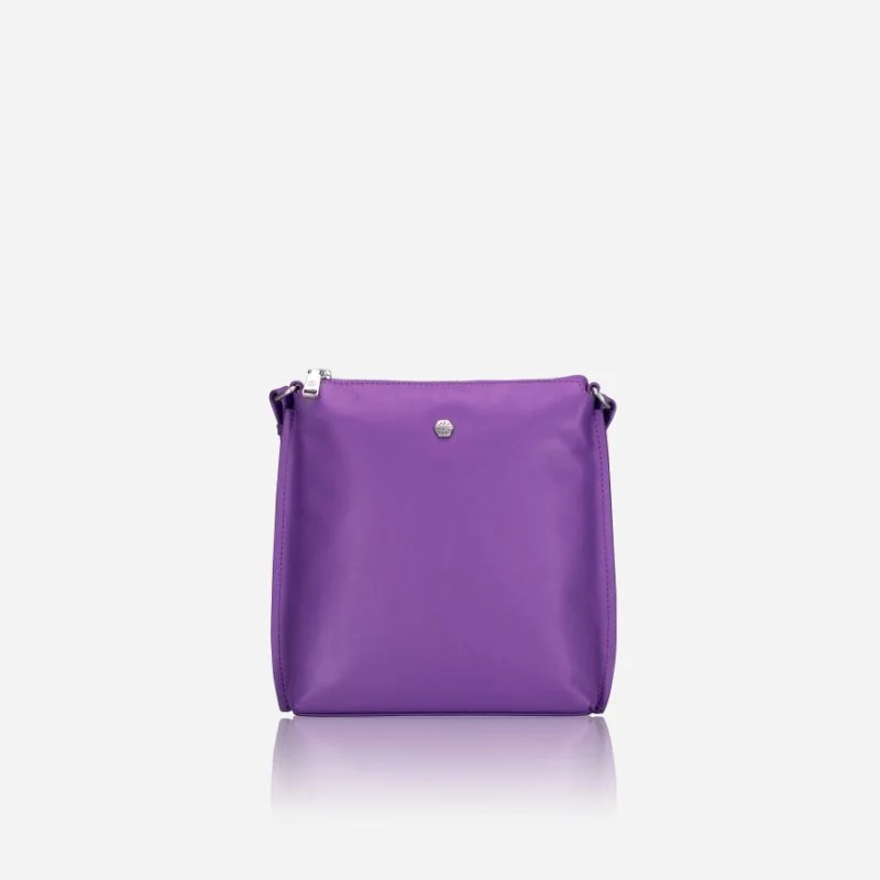 Waterproof crossbody bag with a zippered closure for outdoor adventuresOsaka Essentials Crossbody Bag, Electric Iris Waterproof crossbody bag with a zippered closure for outdoor adventuresOsaka Essentials Crossbody Bag, Electric Iris