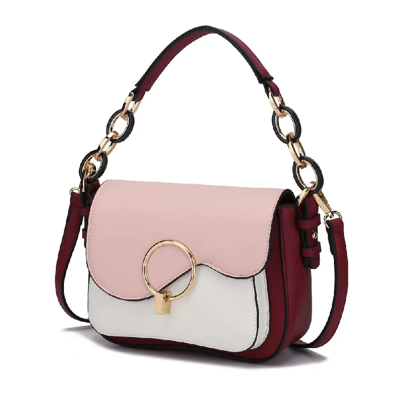 Leatherette crossbody bag with a quilted pattern for a sophisticated lookFantasia Solid Crossbody Handbag Leatherette crossbody bag with a quilted pattern for a sophisticated lookFantasia Solid Crossbody Handbag
