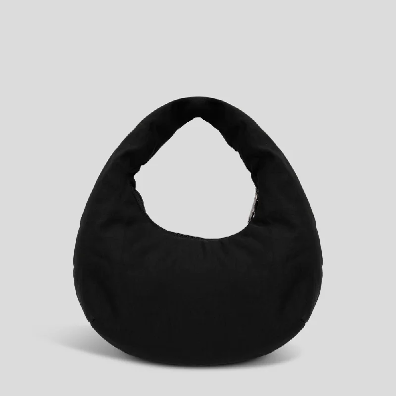 Puffy Crescent Bag -- Black