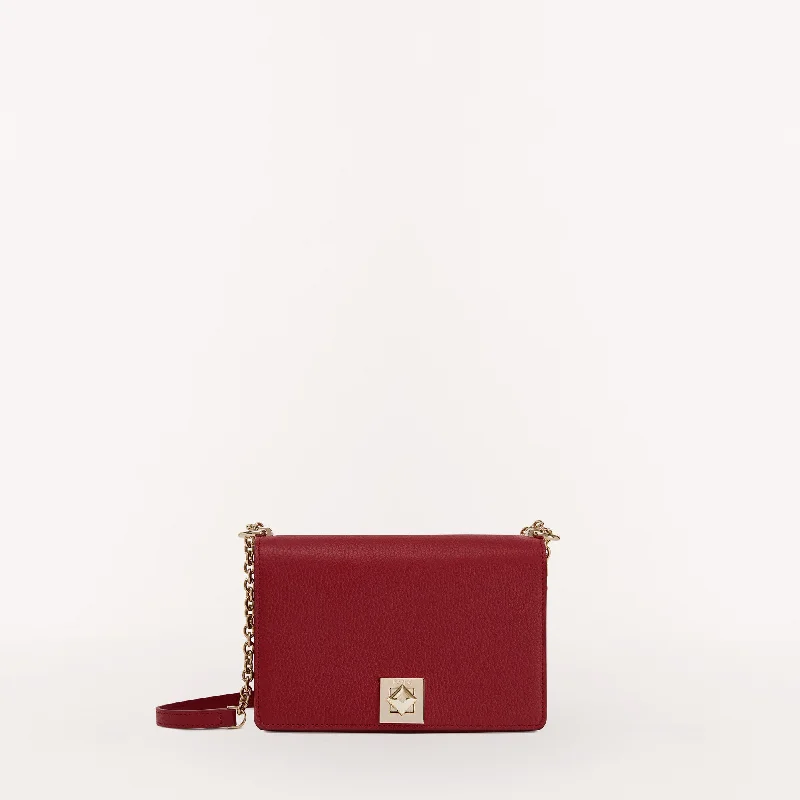 Lightweight nylon crossbody bag with a floral print for spring outingsFurla Crossbody Mini Lightweight nylon crossbody bag with a floral print for spring outingsFurla Crossbody Mini