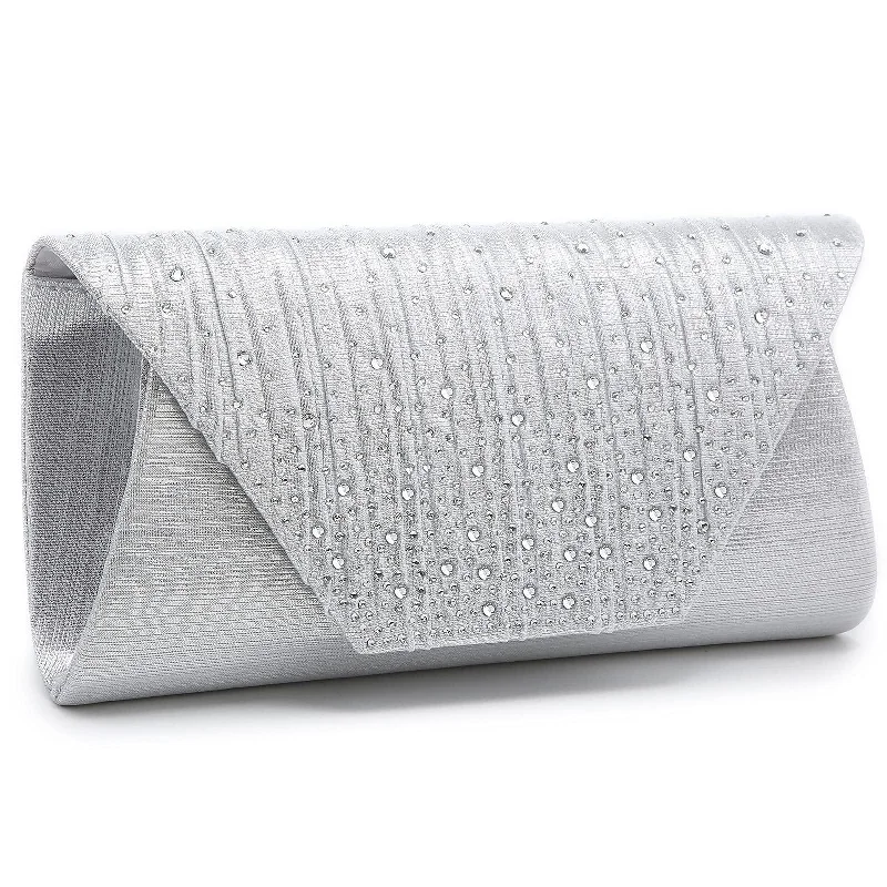 Convertible crossbody bag that can be worn as a shoulder bagWomen Glitter Rhinestone Wedding Evening Purse Envelope Clutch Dasein Convertible crossbody bag that can be worn as a shoulder bagWomen Glitter Rhinestone Wedding Evening Purse Envelope Clutch Dasein