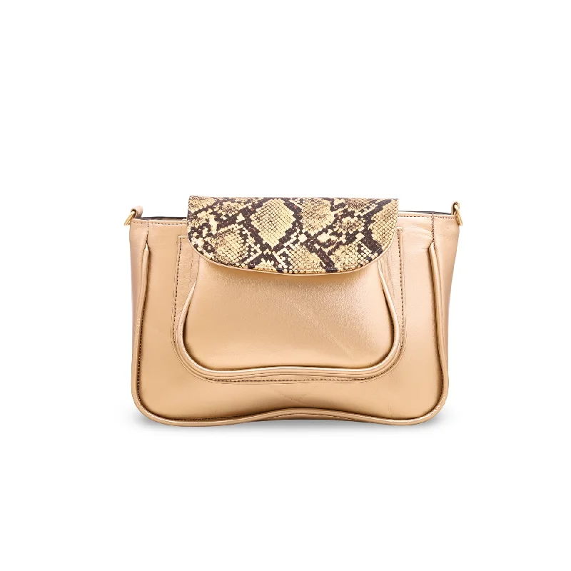 Lightweight nylon crossbody bag with a floral print for spring outingsGolden Crossbody Bag P54582 Lightweight nylon crossbody bag with a floral print for spring outingsGolden Crossbody Bag P54582