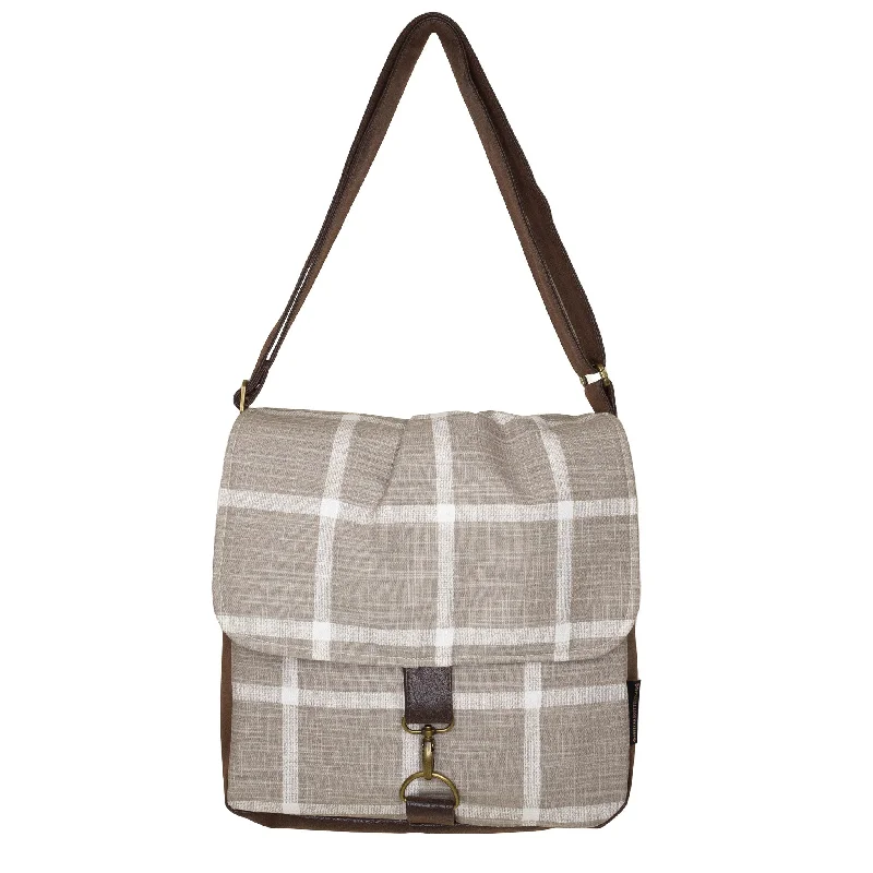 Plus - size crossbody bag with a roomy interior for carrying essentialsGretta: Checkmate Plus - size crossbody bag with a roomy interior for carrying essentialsGretta: Checkmate