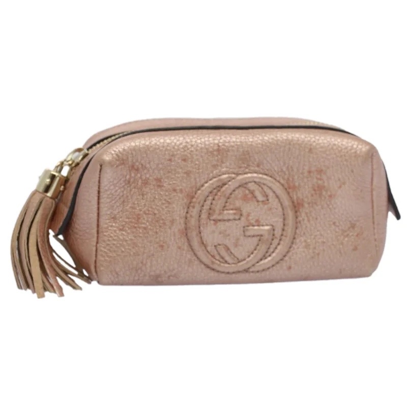 Geometric - shaped evening bag for a contemporary aestheticGucci Soho Leather Clutch Bag (Pre-Owned) Geometric - shaped evening bag for a contemporary aestheticGucci Soho Leather Clutch Bag (Pre-Owned)
