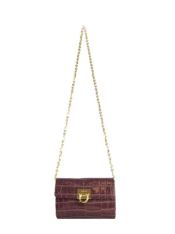 Mini crossbody bag with a chain strap for a trendy and compact lookRebecca Shoulder Flap Mini crossbody bag with a chain strap for a trendy and compact lookRebecca Shoulder Flap