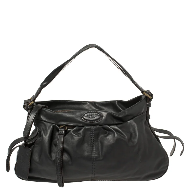 Lancel  Leather Front Pocket Hobo