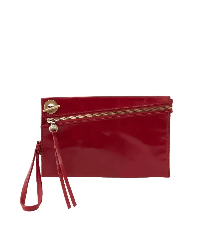 Velvet clutch with a tassel detail for a bohemian - chic styleLink Clutch Wallet In Garnet Velvet clutch with a tassel detail for a bohemian - chic styleLink Clutch Wallet In Garnet