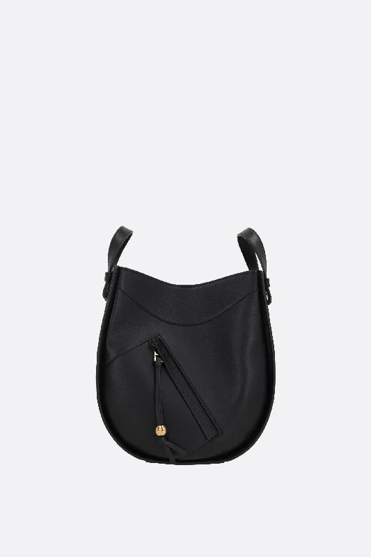 Studded crossbody bag with a punk - rock edgeHammock slice bag in shiny leather