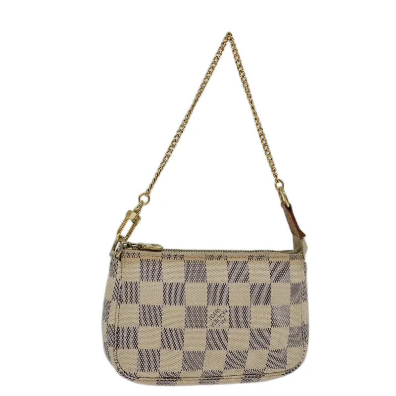 Miniature evening bag with a fold - over clasp for a compact optionLouis Vuitton Pochette Accessoire Canvas Clutch Bag (Pre-Owned) Miniature evening bag with a fold - over clasp for a compact optionLouis Vuitton Pochette Accessoire Canvas Clutch Bag (Pre-Owned)