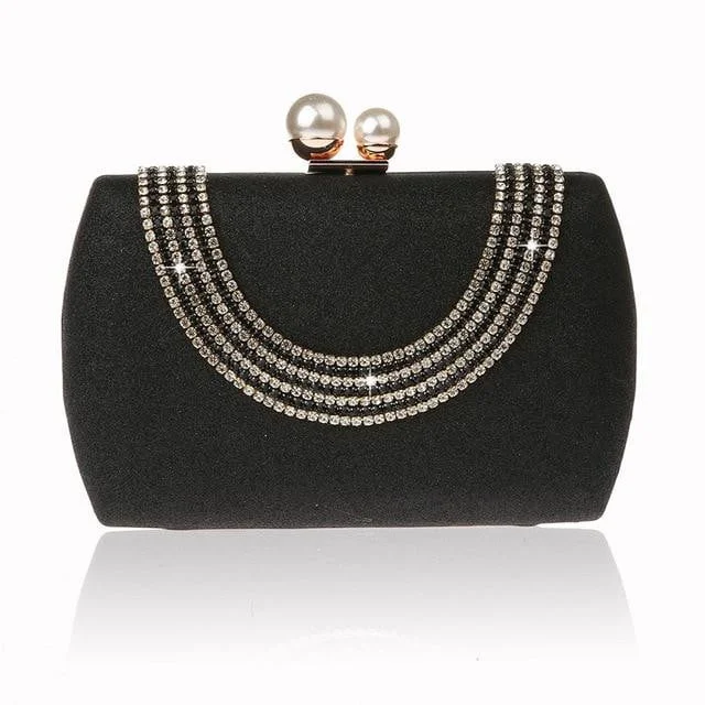 Metallic leather evening bag with a textured finishLuxy Moon Diamond Evening Bag Crystal Wedding Party Clutch Metallic leather evening bag with a textured finishLuxy Moon Diamond Evening Bag Crystal Wedding Party Clutch