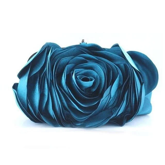 Leather evening bag with a gold - plated chain strap for a sophisticated lookLuxy Moon Flower Evening Bag Fashion Rose Chain Clutch Leather evening bag with a gold - plated chain strap for a sophisticated lookLuxy Moon Flower Evening Bag Fashion Rose Chain Clutch