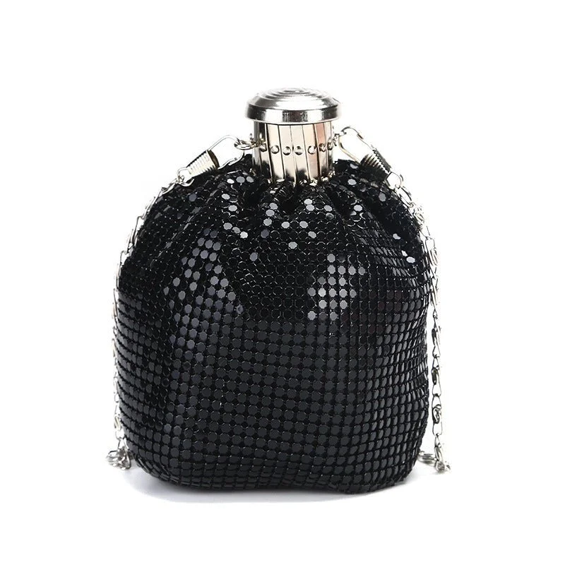 Embroidered silk clutch with a traditional motif for a cultural touchLuxy Moon Kettle-shaped Sequined Evening Clutch Bag Embroidered silk clutch with a traditional motif for a cultural touchLuxy Moon Kettle-shaped Sequined Evening Clutch Bag
