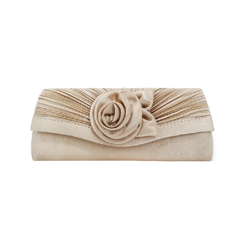 Two - tone clutch with a contrast color lining for added styleLuxy Moon Women Flower Long Evening Clutch for Party Two - tone clutch with a contrast color lining for added styleLuxy Moon Women Flower Long Evening Clutch for Party