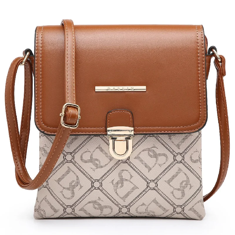 Studded crossbody bag with a punk - rock edgeFashion Monogram Flap Crossbody Bag