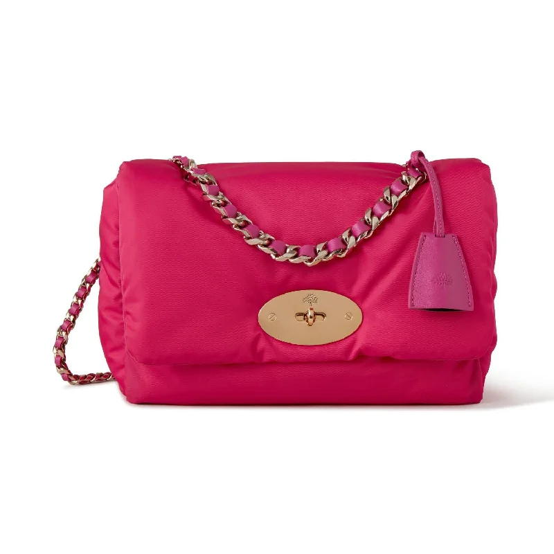 Leatherette crossbody bag with a quilted pattern for a sophisticated lookMulberry Medium Top Handle Lily Leatherette crossbody bag with a quilted pattern for a sophisticated lookMulberry Medium Top Handle Lily