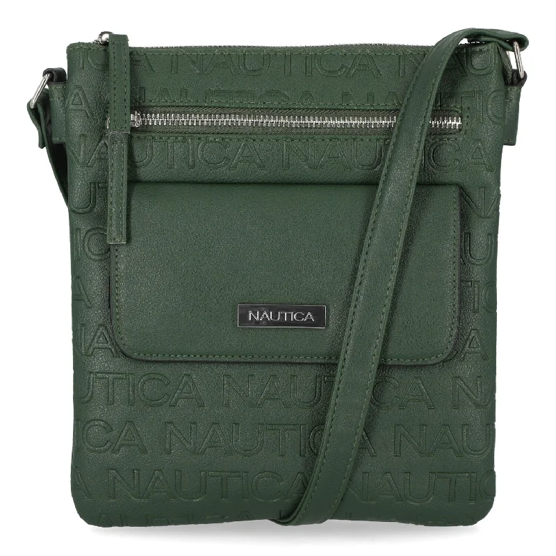 Mini crossbody bag with a chain strap for a trendy and compact lookNautica Womens Delray Key Largo Crossbody Bag