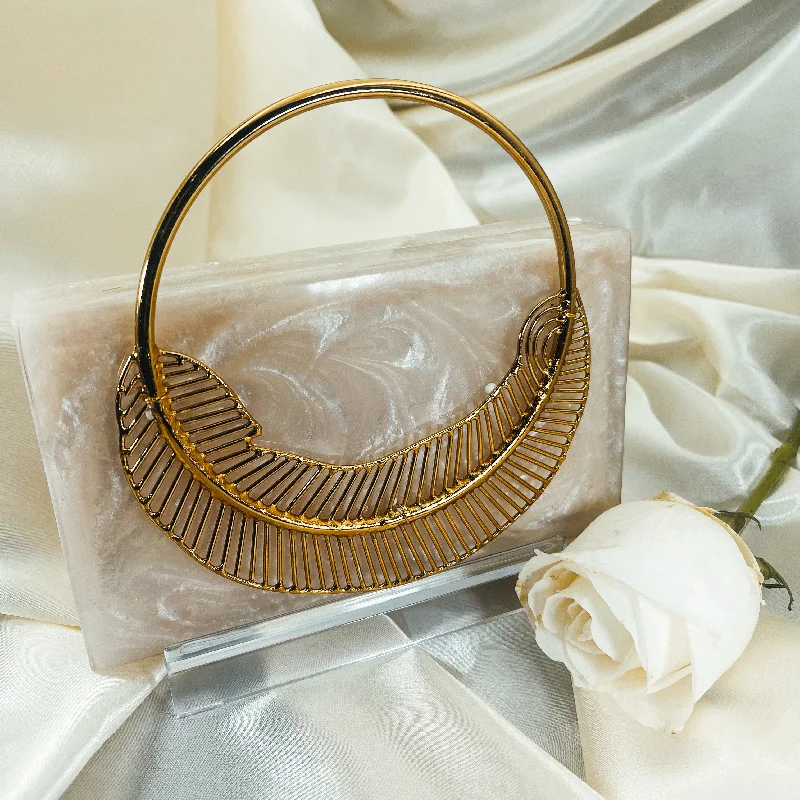 Women's satin clutch with a beaded flower accent for a glamorous eveningNISHA Clutch Women's satin clutch with a beaded flower accent for a glamorous eveningNISHA Clutch
