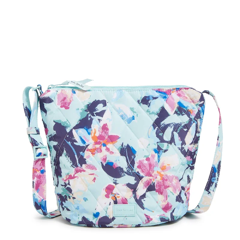 Lightweight nylon crossbody bag with a floral print for spring outingsOutlet Ultralight Bucket Crossbody Lightweight nylon crossbody bag with a floral print for spring outingsOutlet Ultralight Bucket Crossbody