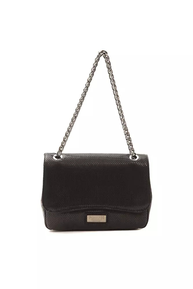 Waterproof crossbody bag with a zippered closure for outdoor adventuresPompei Donatella Black Leather Women Crossbody Bag Waterproof crossbody bag with a zippered closure for outdoor adventuresPompei Donatella Black Leather Women Crossbody Bag