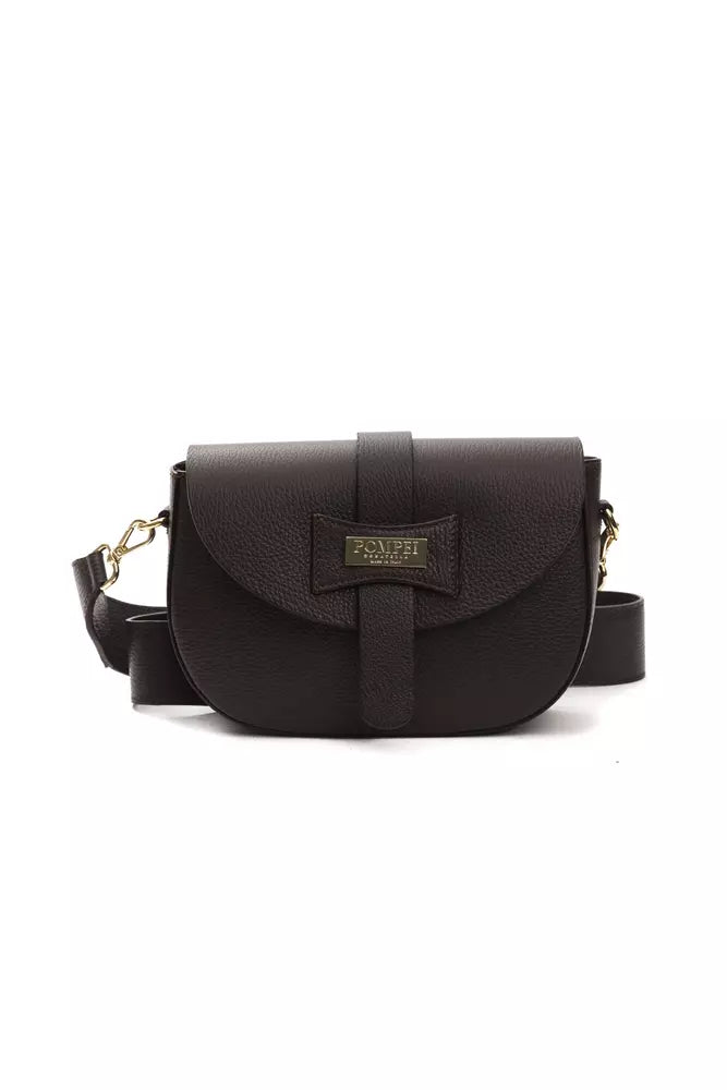 Lightweight nylon crossbody bag with a floral print for spring outingsPompei Donatella Brown Leather Women Crossbody Bag Lightweight nylon crossbody bag with a floral print for spring outingsPompei Donatella Brown Leather Women Crossbody Bag