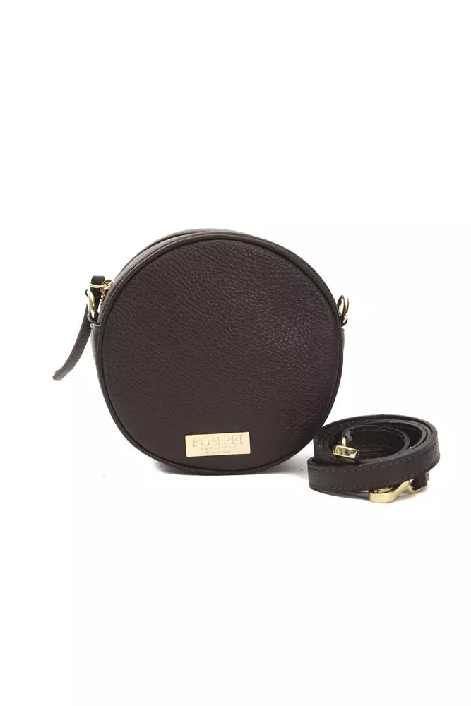 Silk crossbody bag with a delicate print for a feminine touchPompei Donatella Brown Leather Women Crossbody Bag Silk crossbody bag with a delicate print for a feminine touchPompei Donatella Brown Leather Women Crossbody Bag