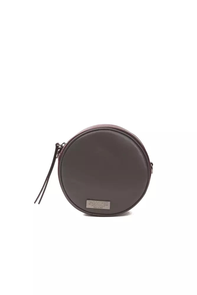 Plus - size crossbody bag with a roomy interior for carrying essentialsPompei Donatella Burgundy Leather Women Crossbody Plus - size crossbody bag with a roomy interior for carrying essentialsPompei Donatella Burgundy Leather Women Crossbody