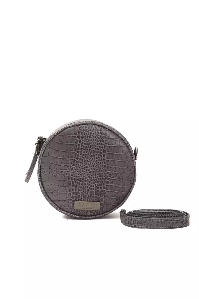 Faux fur crossbody bag with a soft and fluffy texture for winterPompei Donatella Gray Leather Women Crossbody Bag Faux fur crossbody bag with a soft and fluffy texture for winterPompei Donatella Gray Leather Women Crossbody Bag