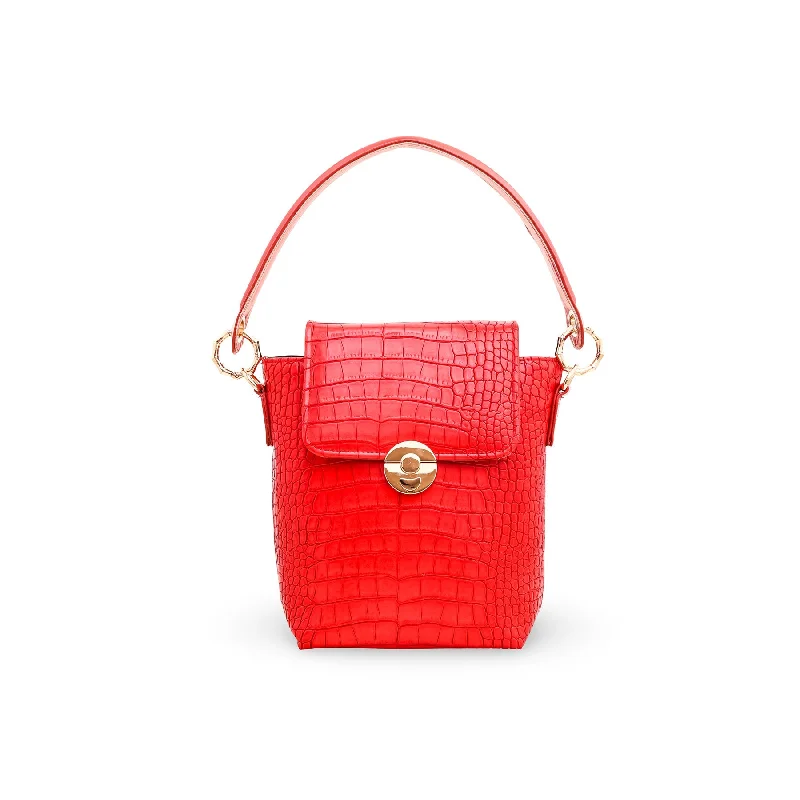 Mini crossbody bag with a chain strap for a trendy and compact lookRed Casual Crossbody Bag P55530 Mini crossbody bag with a chain strap for a trendy and compact lookRed Casual Crossbody Bag P55530