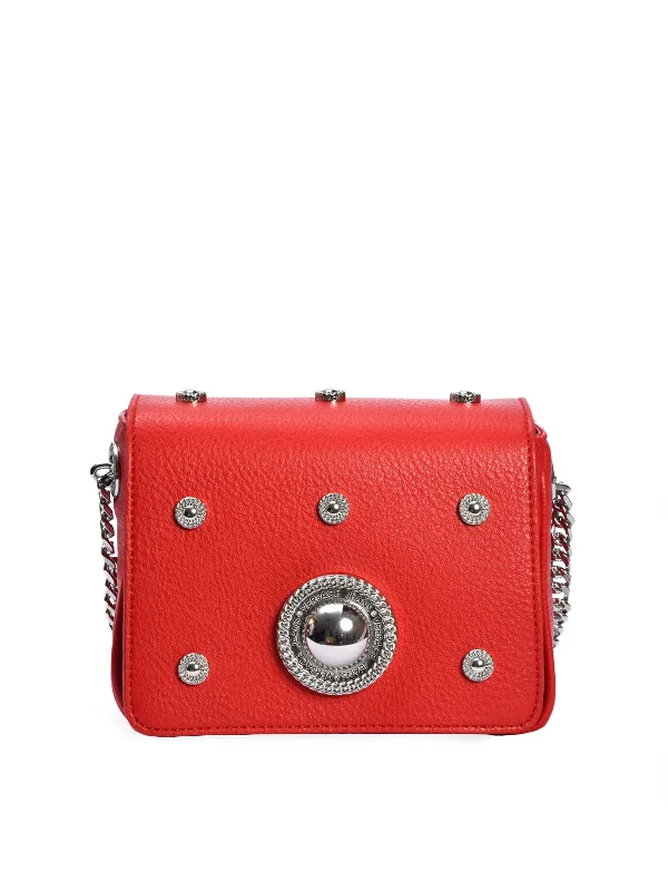 Mini crossbody bag with a chain strap for a trendy and compact lookRed Shoulder Bag Mini crossbody bag with a chain strap for a trendy and compact lookRed Shoulder Bag