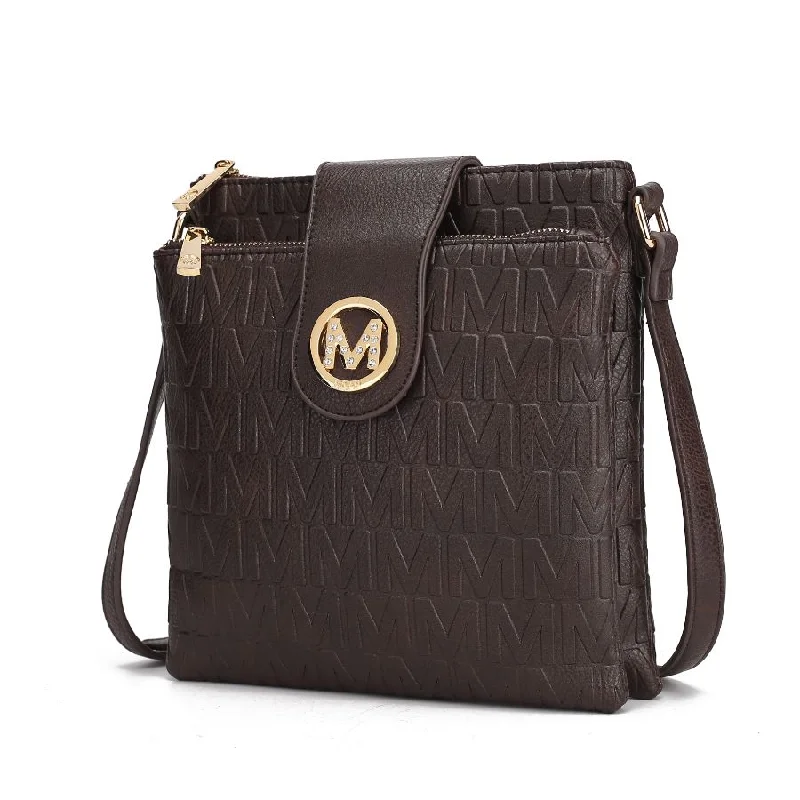 Crossbody bag with a detachable strap for easy customizationSarah Crossbody Vegan Leather Handbag Crossbody bag with a detachable strap for easy customizationSarah Crossbody Vegan Leather Handbag
