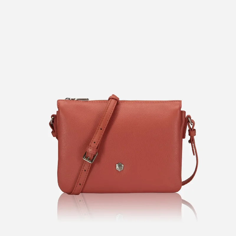 Embroidered crossbody bag with intricate beadwork for a unique touchSlim Ladies Leather Crossbody, Apricot Embroidered crossbody bag with intricate beadwork for a unique touchSlim Ladies Leather Crossbody, Apricot