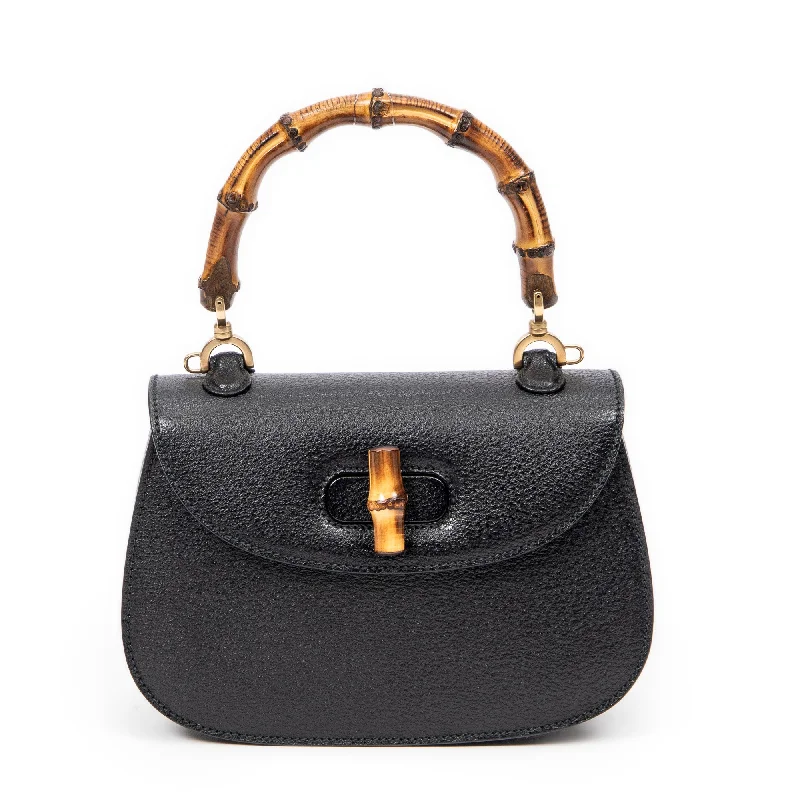 Small Bamboo Top Handle Flap