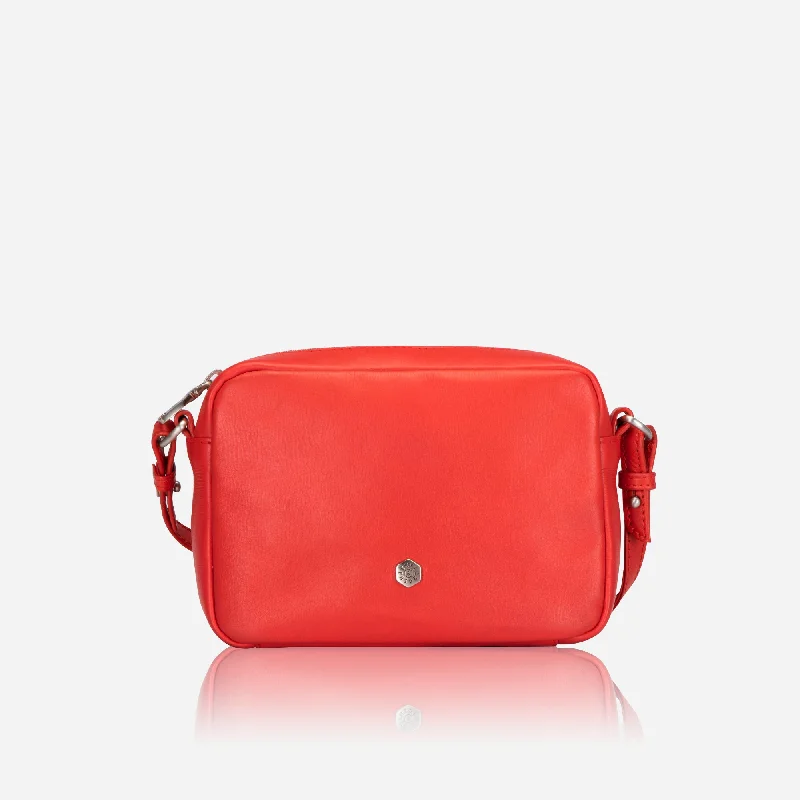 Silk crossbody bag with a delicate print for a feminine touchSmall Crossbody, Candy Apple Silk crossbody bag with a delicate print for a feminine touchSmall Crossbody, Candy Apple