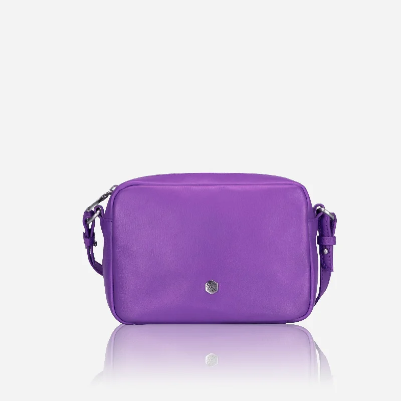 Crossbody bag with a detachable strap for easy customizationSmall Crossbody, Electric Iris Crossbody bag with a detachable strap for easy customizationSmall Crossbody, Electric Iris