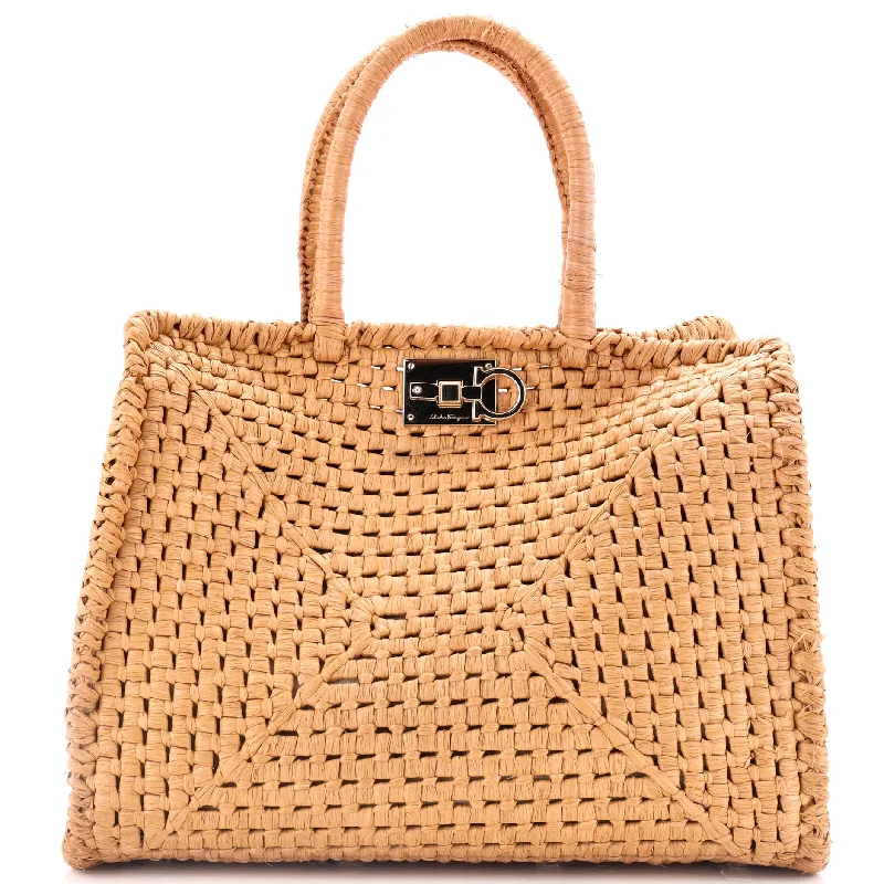 Studio Satchel Raffia Medium