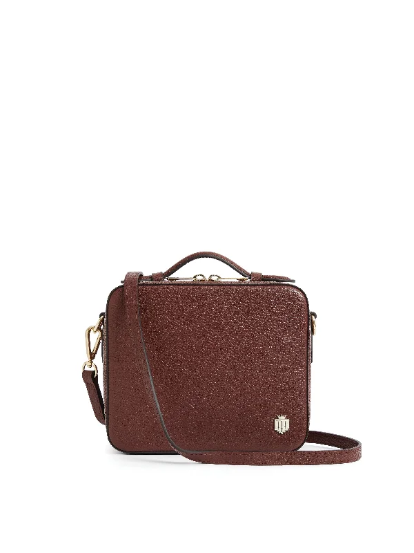 Color - blocked crossbody bag with bold hues for a fashion statementBuckingham - Burgundy Leather Color - blocked crossbody bag with bold hues for a fashion statementBuckingham - Burgundy Leather