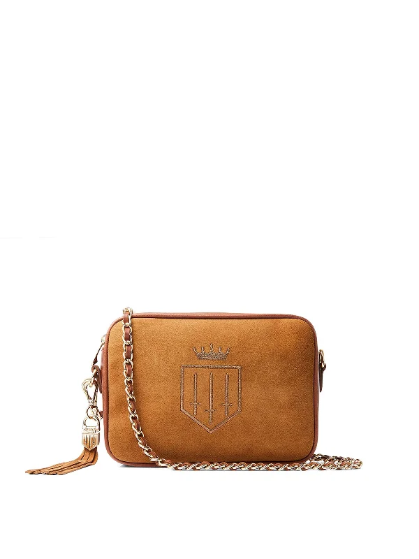 Plus - size crossbody bag with a roomy interior for carrying essentialsFinsbury - Tan Plus - size crossbody bag with a roomy interior for carrying essentialsFinsbury - Tan