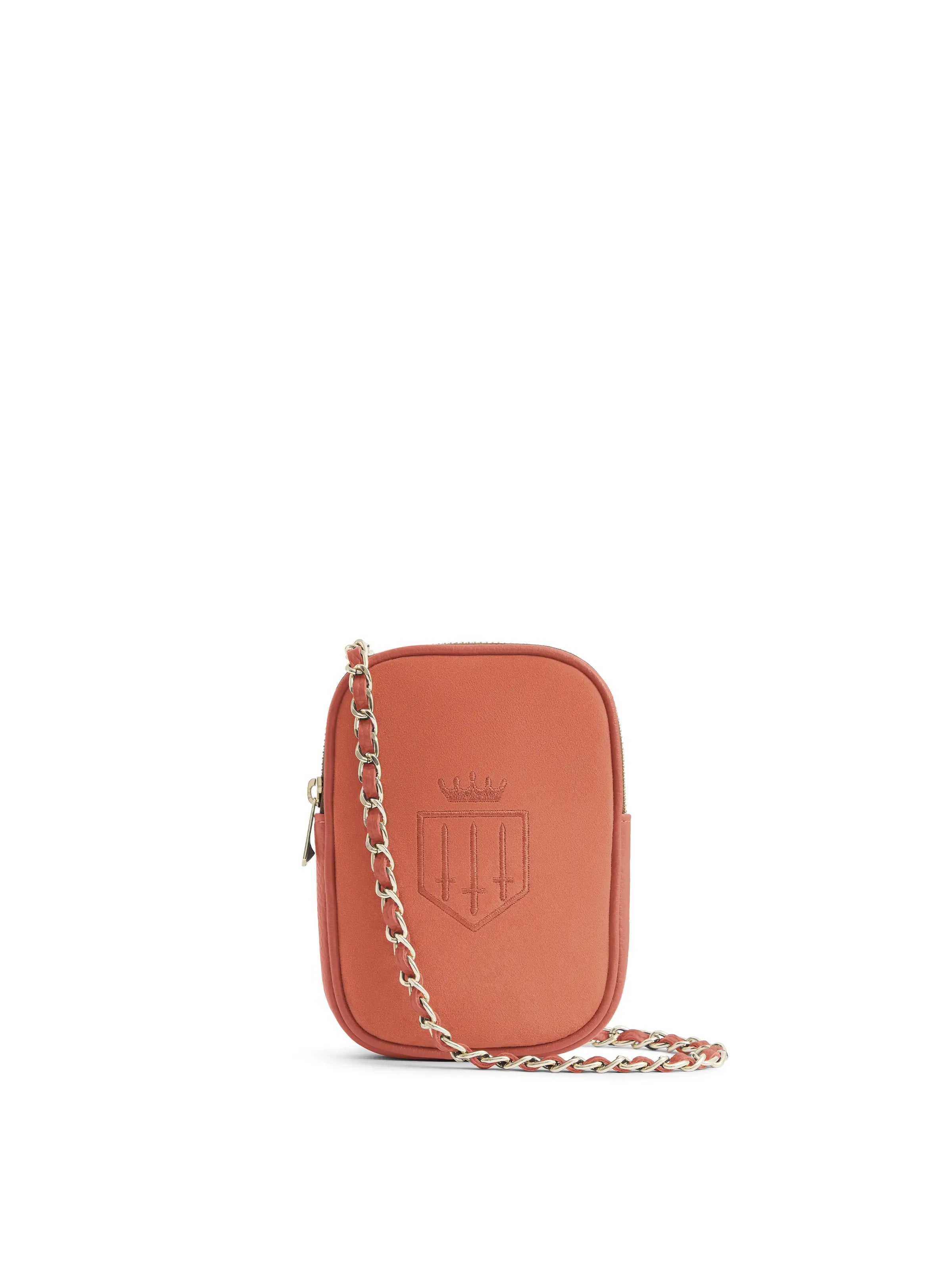 Crossbody bag with a hidden anti - theft pocket for securityMini Finsbury - Melon