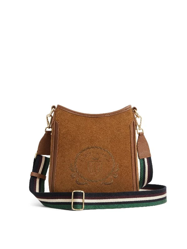 Silk crossbody bag with a delicate print for a feminine touchRichmond Messenger Bag - Tan Silk crossbody bag with a delicate print for a feminine touchRichmond Messenger Bag - Tan