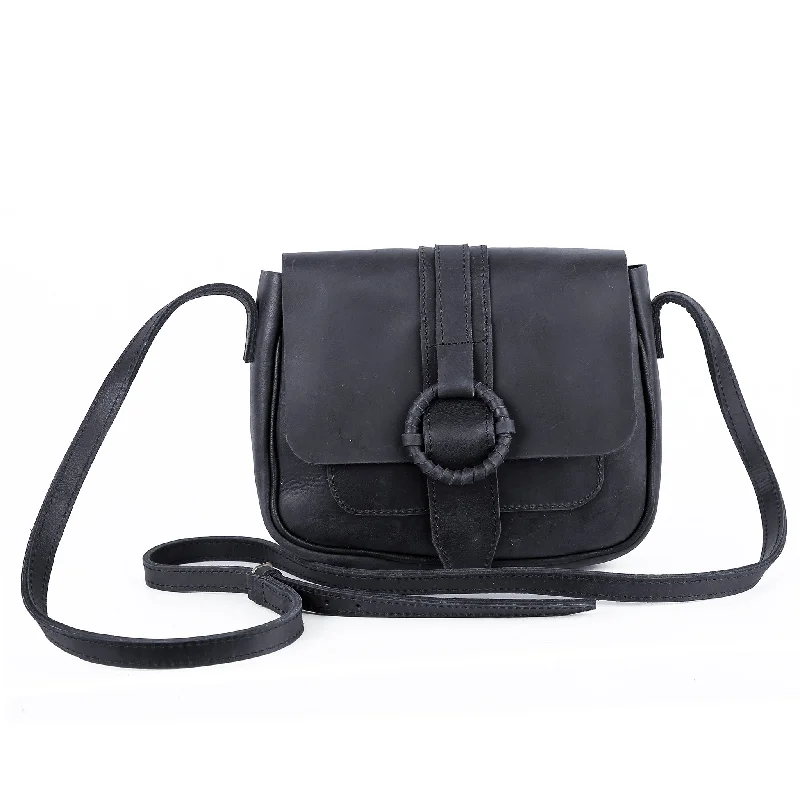 Crossbody bag with multiple compartments and pockets for organizationTINA CROSSBODY: Black Crossbody bag with multiple compartments and pockets for organizationTINA CROSSBODY: Black