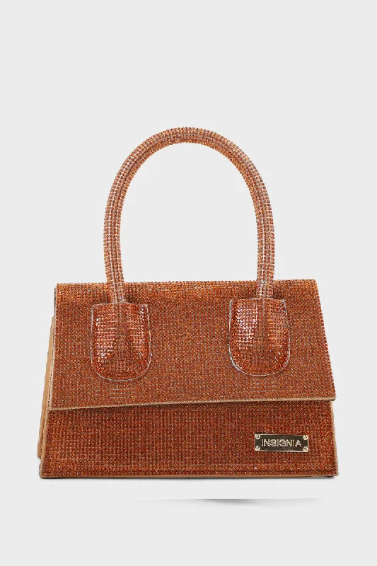 Top Handle Hand Bags BH0014-Copper