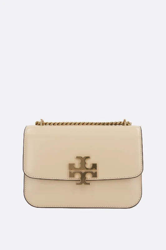 Vintage - style crossbody bag with a brass frame and leather strapsEleanor small brushed leather shoulder bag Vintage - style crossbody bag with a brass frame and leather strapsEleanor small brushed leather shoulder bag