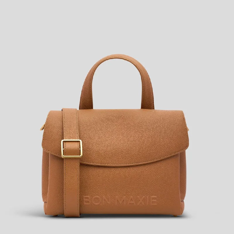 Tryhard Top Handle Bag -- Tan
