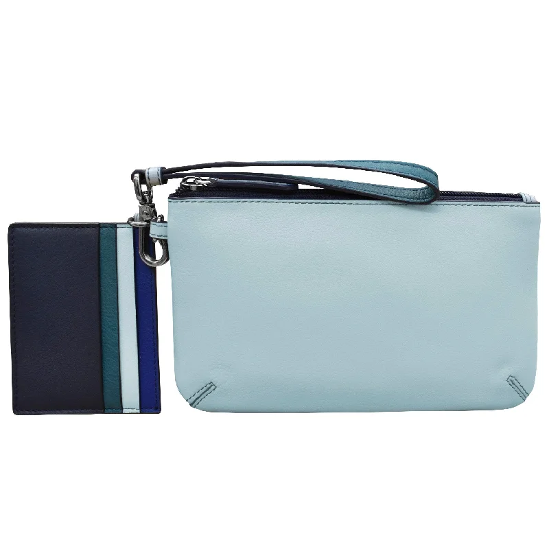 Crystal - encrusted clutch for a red - carpet eventTwo Piece Wristlet Set