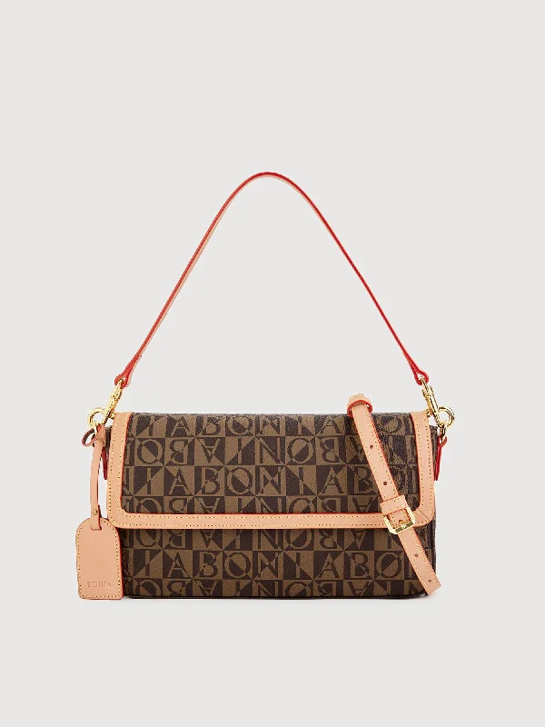 Veronica Monogram Satchel Bag