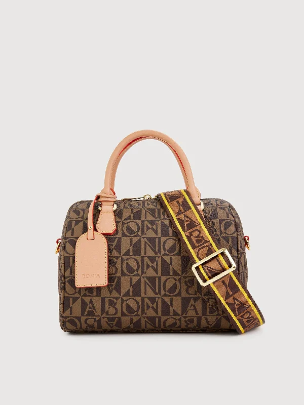 Veronica Monogram Satchel Bag
