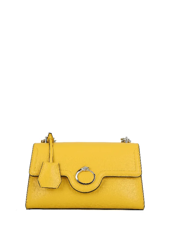 Vegan leather crossbody bag for eco - conscious consumersYellow Shoulder Strap Bag